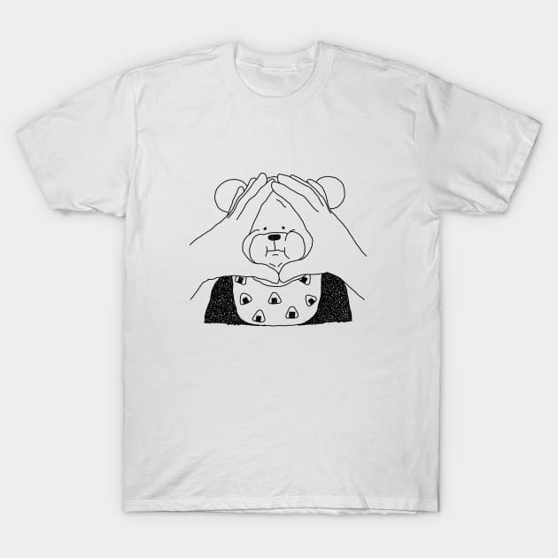 Rice ball Bear T-Shirt by yuichi